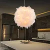 LED Pendelleuchte, Feder-Design, weiß, D 60 cm Produktbild-Vorschau 9