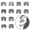 Ohrklemme Silber 925: Ear Cuff Ohrring ohne Loch tragbar Produktbild-Vorschau 2