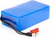 A blue lithium-ion battery pack with wires and connectors on a white background. Náhľad obrázku produktu