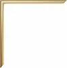 A corner of a gold picture frame on a white background. Produktbild-Vorschau