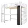 Flieks Etagenbett 140x200cm mit Schreibtisch und Ablagen, Produktbild-Vorschau 12