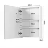 Spiegelschrank Bad 50x70x12cm mit LED-Beleuchtung & Produktbild-Vorschau 6