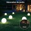 Wiltec Lampe boule extérieure – 300 x 300 x 510 mm – Ø 30 Voir les images du produit 4