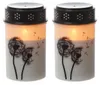 LED Grablichter/Grabkerzen Pusteblume - bis 2500 Stunden - H: 12cm, D: 7cm - Timer - 2er Set Produktbild-Vorschau