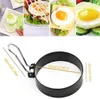 4er Pack Edelstahl Eierringe, rundes Frühstück Produktbild-Vorschau 2