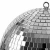Relaxdays Discokugel, rotierend, Ø 40 cm, Spiegelkugel mit Produktbild-Vorschau 8