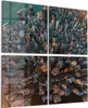 DEQORI Glasbild Echtglas 4x50x50 cm 'Hongkong von oben' Produktbild-Vorschau 1