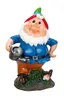 4 Gartenzwerge Gnome 9 cm Regenbogen Produktbild-Vorschau 3