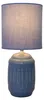 Stolní lampa, textilní keramika, světle modrá, V 30 cm Náhled obrázku produktu 2