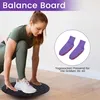 Balance Board, Wackelbrett, Ø 36 cm, Gleichgewichtstrainer Produktbild-Vorschau 3