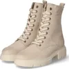 Paul Green Damen Schnürstiefeletten Beige Rauleder Größe: Produktbild-Vorschau 1