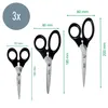 LEITZ Scheren-Set rund schwarz 3-teilig für Links- & Produktbild-Vorschau 6