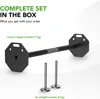 Barbell Tunturi Rapid regolabile, 11 kg Anteprima dell’immagine prodotto 3