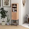 Szafka do salonu COSTWAY o wysokości 145 cm, wolnostojąca Podgląd zdjęcia produktu 7