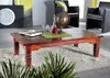MASSIVMOEBEL24 Couchtisch Akazie 110x60x40 nougat lackiert Produktbild-Vorschau 2