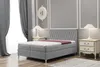 Boxspringbett Schlafzimmerbett ESME 180x200cm in Stoff Produktbild-Vorschau 1