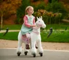 Ponnie Einhorn mit Rollen für Kinder Merlin S - Reittier Produktbild-Vorschau 2