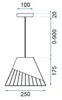 tooLight Pendellampe App229-1Cp Metall Grau 1-Lichtquelle Produktbild-Vorschau 5