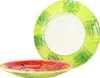 Teller 16cm Keramik im Wassermelone Design Rot / Grün Produktbild-Vorschau 4