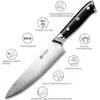 PAUDIN C1 Couteau de Chef Professionnel 20 cm – Couteau de Voir les images du produit 7