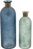 2x Dekovase Maritim satiniertes Glas blau & grün Produktbild-Vorschau 4
