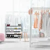 relaxdays Schuhregal mit Stoffebenen 1 m Produktbild-Vorschau 3