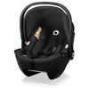 A black baby car seat is shown from a slightly elevated front-diagonal angle against a white background. Produktbild-Vorschau