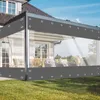 Topchances Průhledná PVC plachta s oky Dělící záclony, Náhled obrázku produktu 2