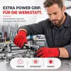 10 paia di guanti da lavoro da uomo EN388 rossi - Extra Anteprima dell’immagine prodotto 4