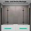 Duschabtrennung 120x140cm Duschwand für Badewanne 2-Teilig Produktbild-Vorschau 9