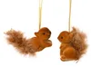 EiWeihnachtsfiguren aus Kunststoff Eichhörnchen 2er Set Podgląd zdjęcia produktu 5