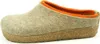 A single beige slipper with an orange trim is shown against a white background. Produktbild-Vorschau