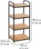 WENKO Regal LOFT 4 Etagen Bambus Bad Küche Wohn Zimmer Produktbild-Vorschau 4