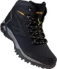A black hiking boot with yellow accents and laces, shown from a three-quarter angle against a white background. Anteprima dell’immagine prodotto
