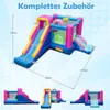 COSTWAY Dmuchany zamek dla dzieci ze zjeżdżalnią, strefą do Podgląd zdjęcia produktu 7
