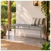 Celia Basic Metallbank Grau, Modernes Design, robust, Produktbild-Vorschau 2