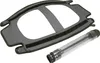 A dog carrier frame and a transparent tube are shown on a white background. Produktbild-Vorschau
