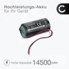 CELLONIC 1x Akku für Haustechnik Kompatibel mit Visonic Produktbild-Vorschau 2