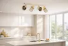 LUXOLAR - LED Deckenleuchte 4-flammig Creme/Gold E27 60W - Produktbild-Vorschau 5