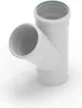 REHAU RAUPIANO PLUS Einfachabzweig, DN 50/50, 45 Grad, 1 Produktbild-Vorschau 3