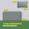 Reise Bettenset 2tlg - Salbei - (135x200cm / 40x80cm) Produktbild-Vorschau 2