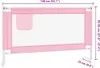 vidaXL Kleinkind-Bettschutzgitter Rosa 140x25 cm Stoff Produktbild-Vorschau 11