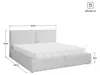 Masseno Polsterbett FELURO 180x200 cm, Polsterbett mit Produktbild-Vorschau 7