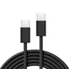 USB-C Ladekabel 1m Schwarz – Gesleevtes USB-C auf USB-C 20W Produktbild-Vorschau 1