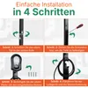 Myenergi Zappi V2.1 Wallbox Standfuß, Schwarz, Metall, für Produktbild-Vorschau 8