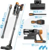 Odkurzacz bezprzewodowy pionowy bezworkowy elektroszczotka Podgląd zdjęcia produktu 2