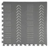 Humbi mata piankowa puzzle 9 elementów szare we wzór 180 x Podgląd zdjęcia produktu 7