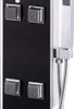 vidaXL Duschpaneel Glas 18×42,1×120 cm Schwarz Produktbild-Vorschau 6