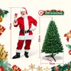 Jayseuw Umelý vianočný stromček 120 cm Jedľa so stojanom na Náhľad obrázku produktu 2
