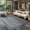 Outdoor Teppich Einfarbig Wetterfest Terasse Balkon Garten Produktbild-Vorschau 1